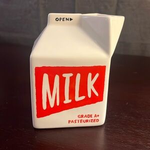 Kate spade milk carton creamer